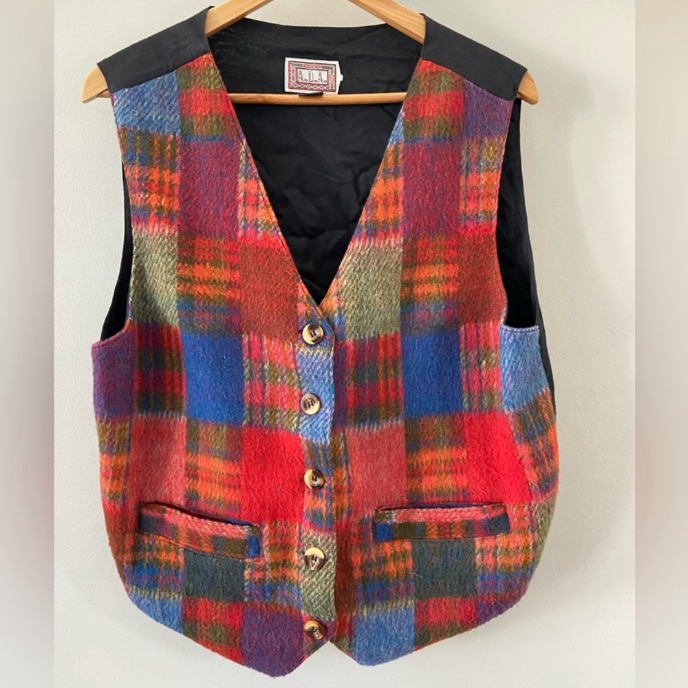 Vintage A.D.A wool vest